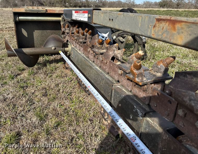 image for item EJ3490 2016 Bobcat LT313 Trencher skid steer trencher