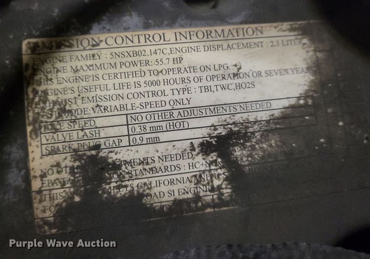 image for item EJ8165 Komatsu FG25GT-14 forklift