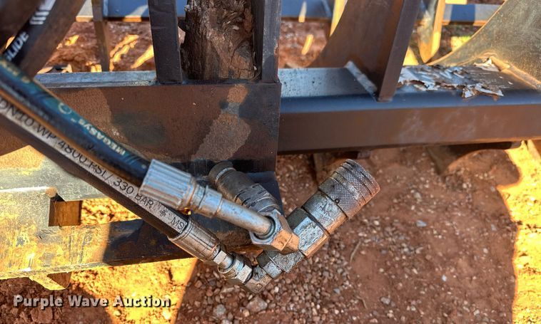 image for item EK0408 John Deere RR84 skid steer root rake grapple