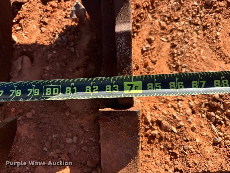 image for item EK0408 John Deere RR84 skid steer root rake grapple