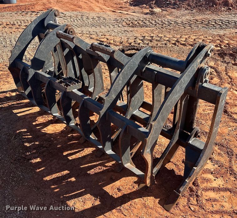 image for item EK0409 2019 Paladin Root Rake skid steer root rake grapple