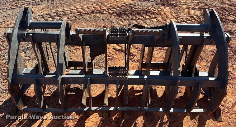 image for item EK0409 2019 Paladin Root Rake skid steer root rake grapple