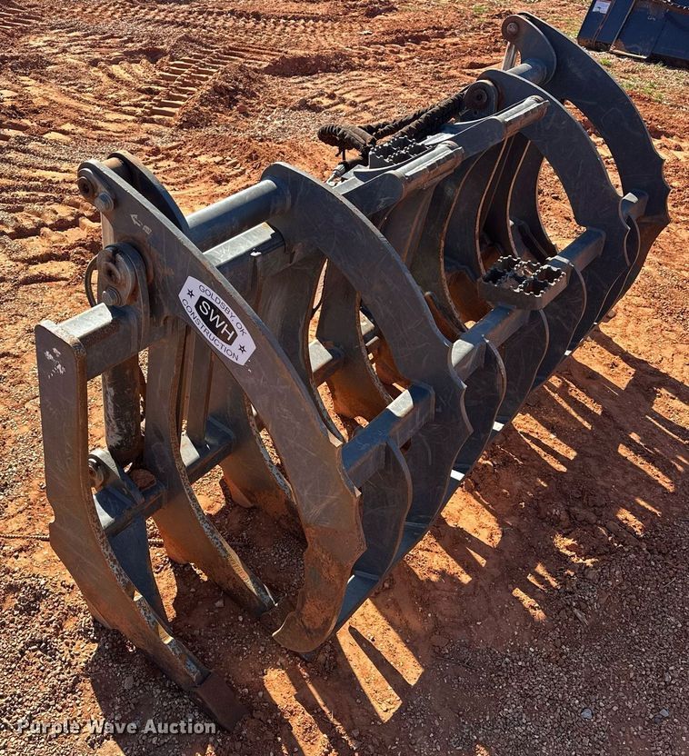 image for item EK0409 2019 Paladin Root Rake skid steer root rake grapple