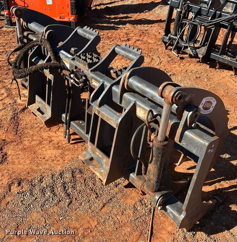 image for item EK0409 2019 Paladin Root Rake skid steer root rake grapple