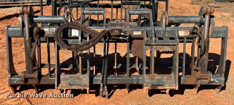 image for item EK0409 2019 Paladin Root Rake skid steer root rake grapple