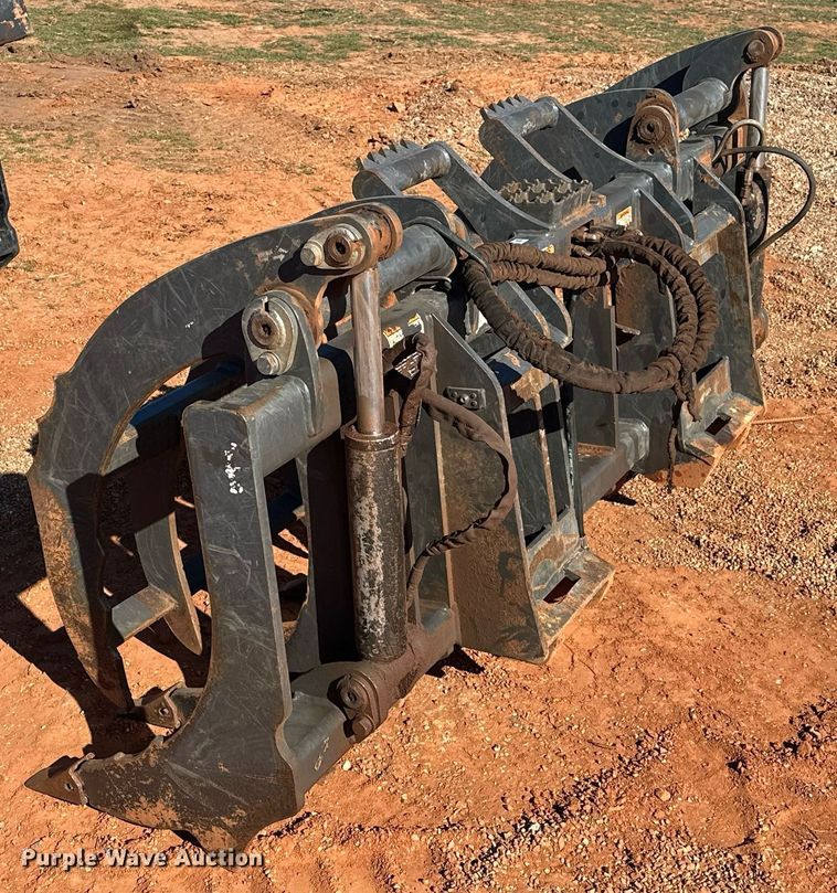 image for item EK0409 2019 Paladin Root Rake skid steer root rake grapple
