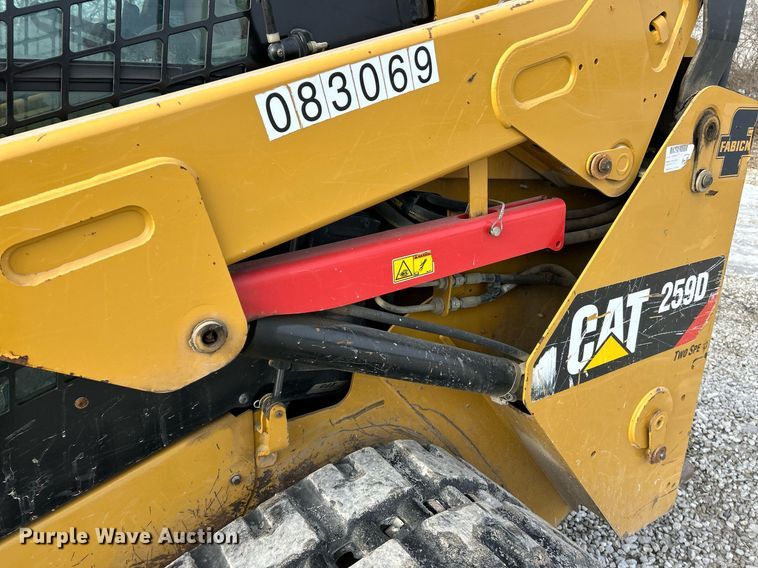 image for item EK2569 2016 Caterpillar 259D tracked skid steer loader