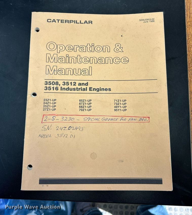 image for item EK2694 Caterpillar SR 4 generator trailer