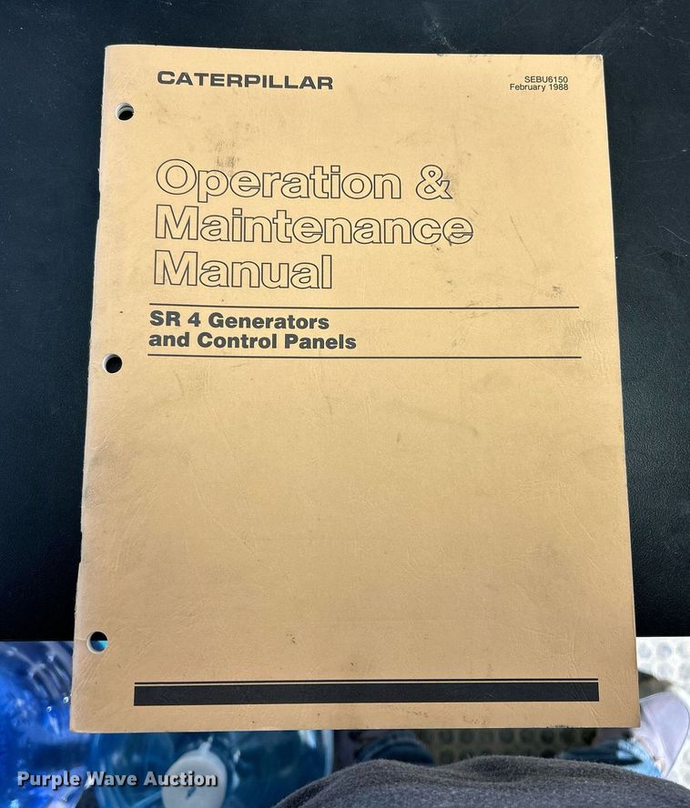 image for item EK2694 Caterpillar SR 4 generator trailer