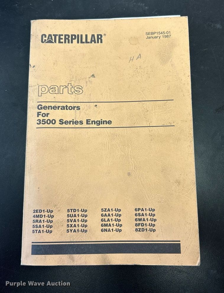 image for item EK2694 Caterpillar SR 4 generator trailer