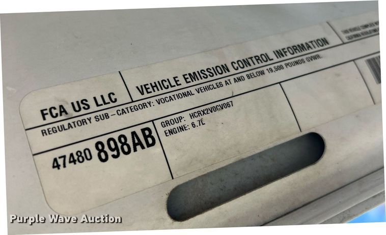 image for item EK2700 2017 Dodge Ram 5500HD bucket truck