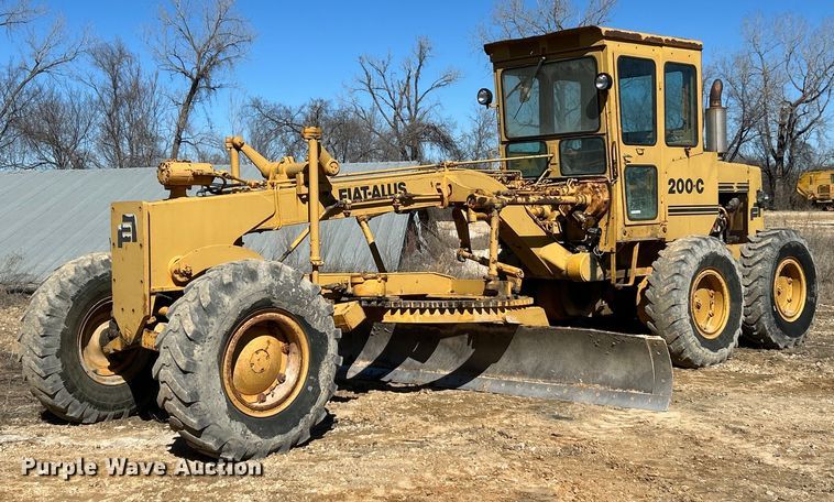image for item EK2702 1979 FiatAllis 200C rigid frame motor grader