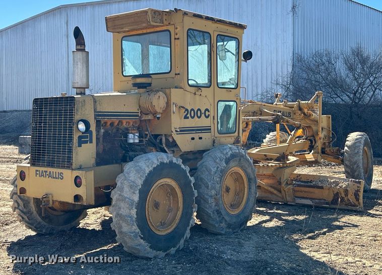 image for item EK2702 1979 FiatAllis 200C rigid frame motor grader