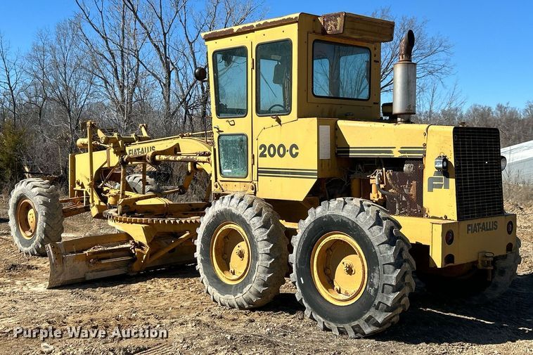 image for item EK2702 1979 FiatAllis 200C rigid frame motor grader