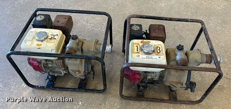 image for item EN5145 (2) Honda trash pumps