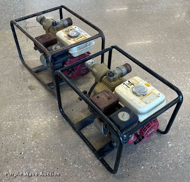 image for item EN5145 (2) Honda trash pumps