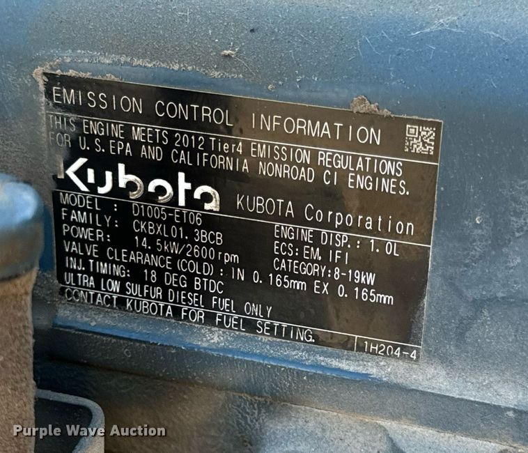 image for item EN5148 2011 Bomag BMP8500 trench compactor