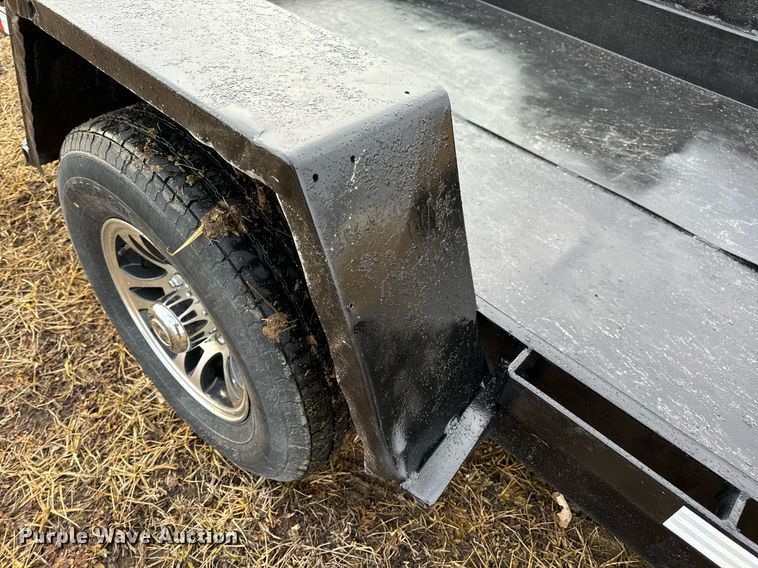 image for item EN5149 1996 Felling tilt deck utility trailer