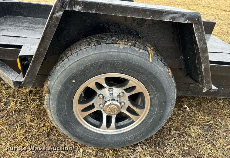 image for item EN5149 1996 Felling tilt deck utility trailer