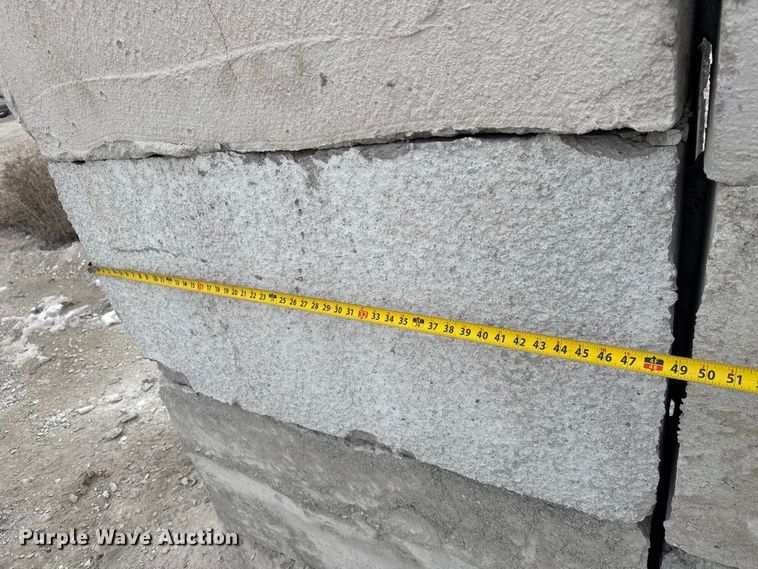 image for item EQ1048 (24) concrete edge bunker blocks 