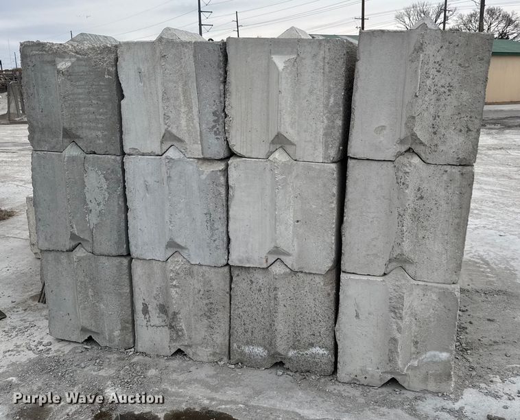 image for item EQ1057 (24) concrete edge bunker blocks 