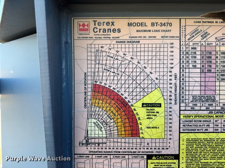 image for item EQ1088 2004 Ford F750 Super Duty crane truck