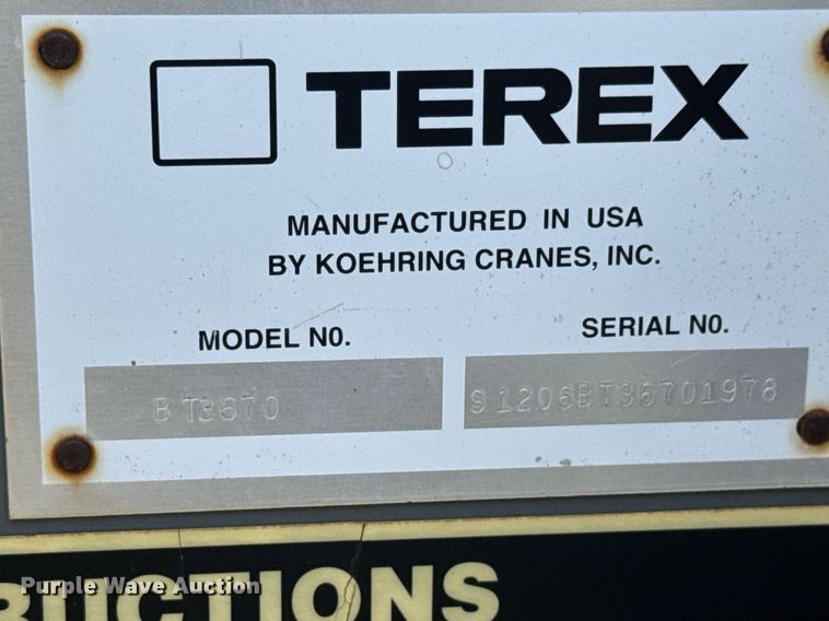 image for item EQ1091 2007 Ford F750 Super Duty XL crane truck