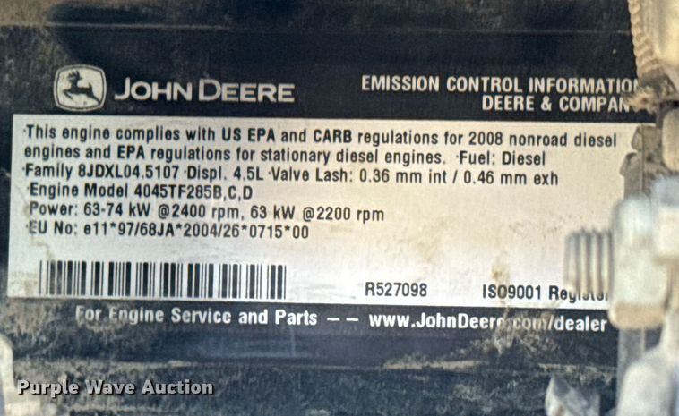 image for item EQ1094 2008 Genie GTH-842 telehandler