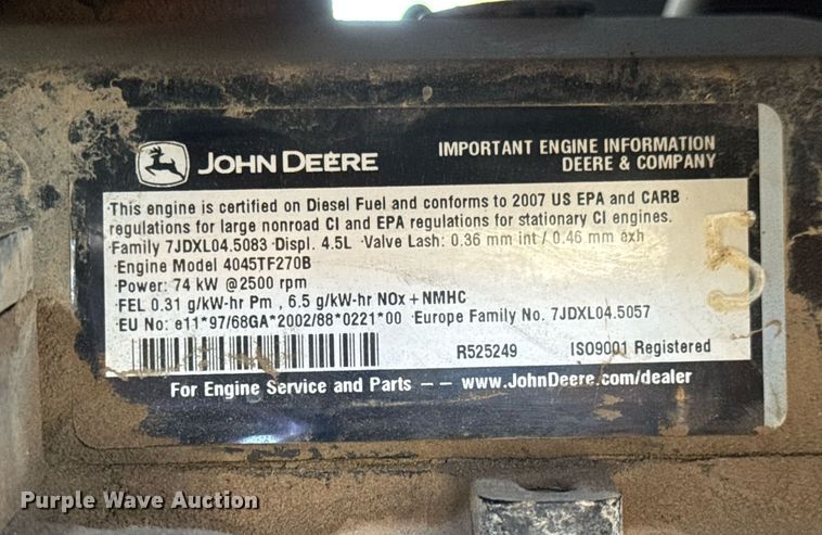 image for item EQ1095 2007 Genie GTH-842 telehandler