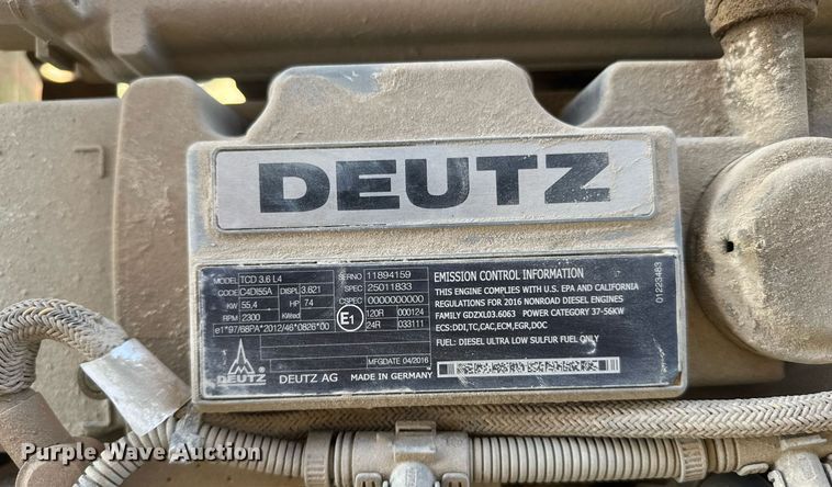 image for item EQ1098 2016 Genie GTH-844 telehandler