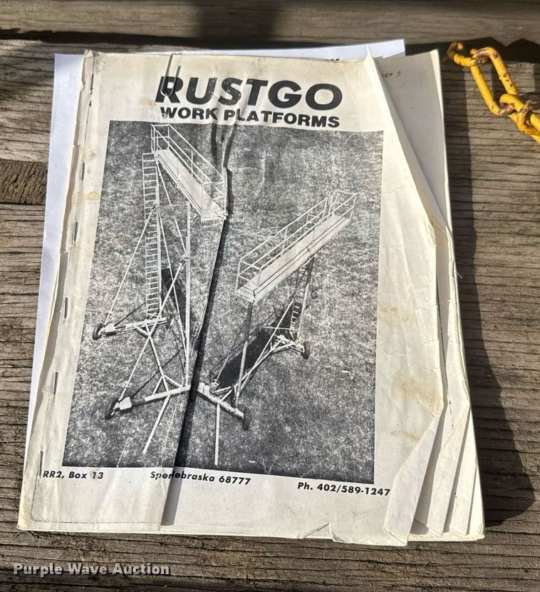 image for item EQ1102 Rustgo Workplatforms 195 scaffolding