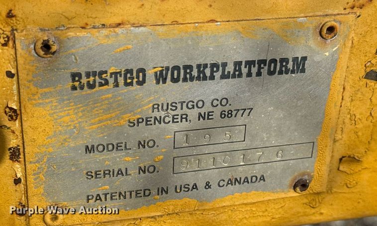 image for item EQ1102 Rustgo Workplatforms 195 scaffolding