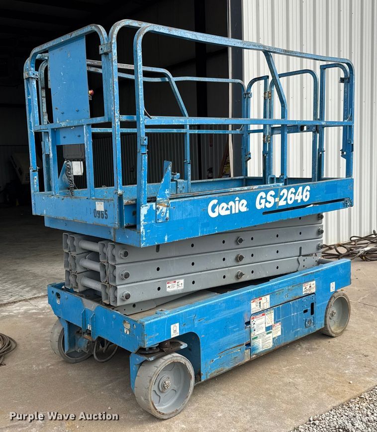 image for item EQ1105 Genie GS-2646 scissor lift