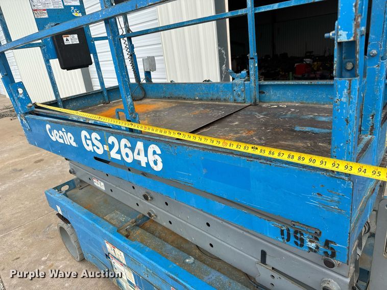 image for item EQ1105 Genie GS-2646 scissor lift