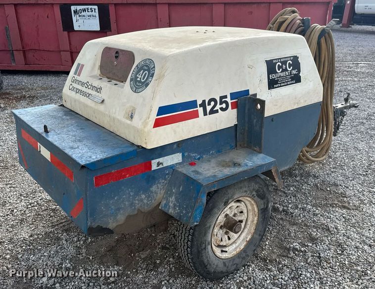 image for item EQ1107 Grimmer Schmidt 125 air compressor