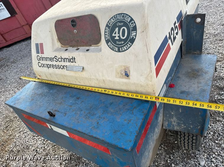 image for item EQ1107 Grimmer Schmidt 125 air compressor