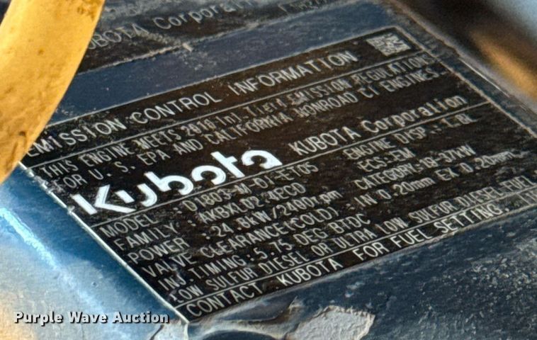 image for item EQ1116 2011 Bobcat E32 M mini excavator