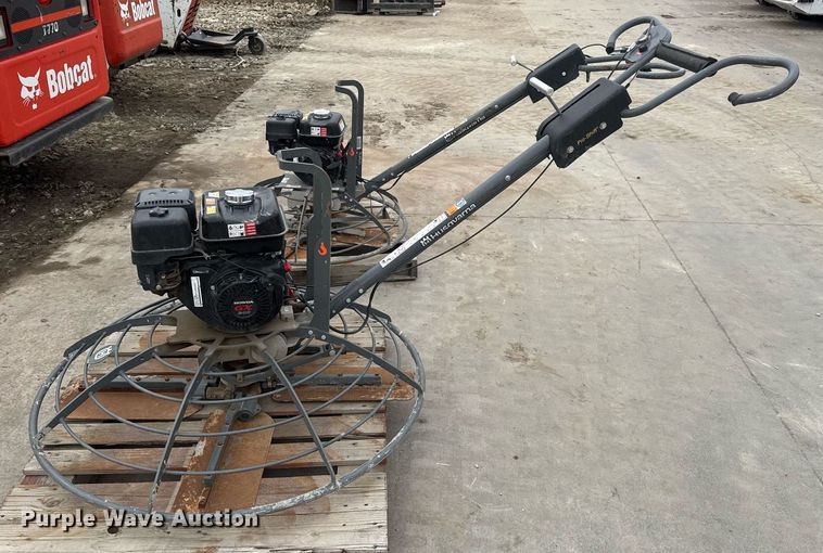 image for item EQ1182 (2) Husqvarna power trowels