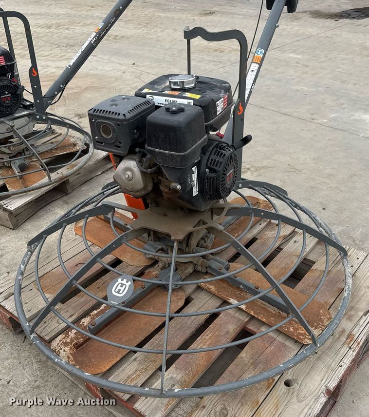 image for item EQ1182 (2) Husqvarna power trowels