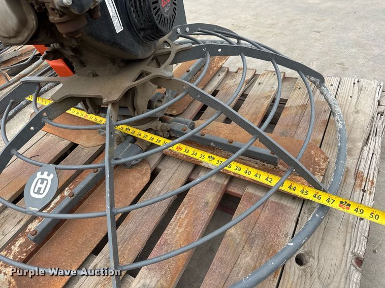 image for item EQ1182 (2) Husqvarna power trowels