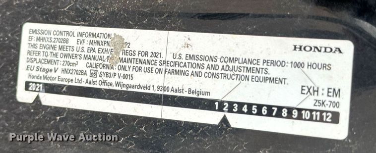 image for item EQ1182 (2) Husqvarna power trowels