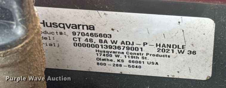 image for item EQ1182 (2) Husqvarna power trowels