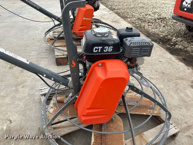 image for item EQ1182 (2) Husqvarna power trowels