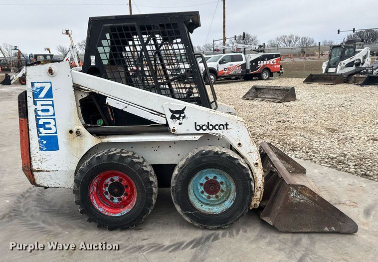 image for item EQ1183 1993 Bobcat 753 skid steer loader