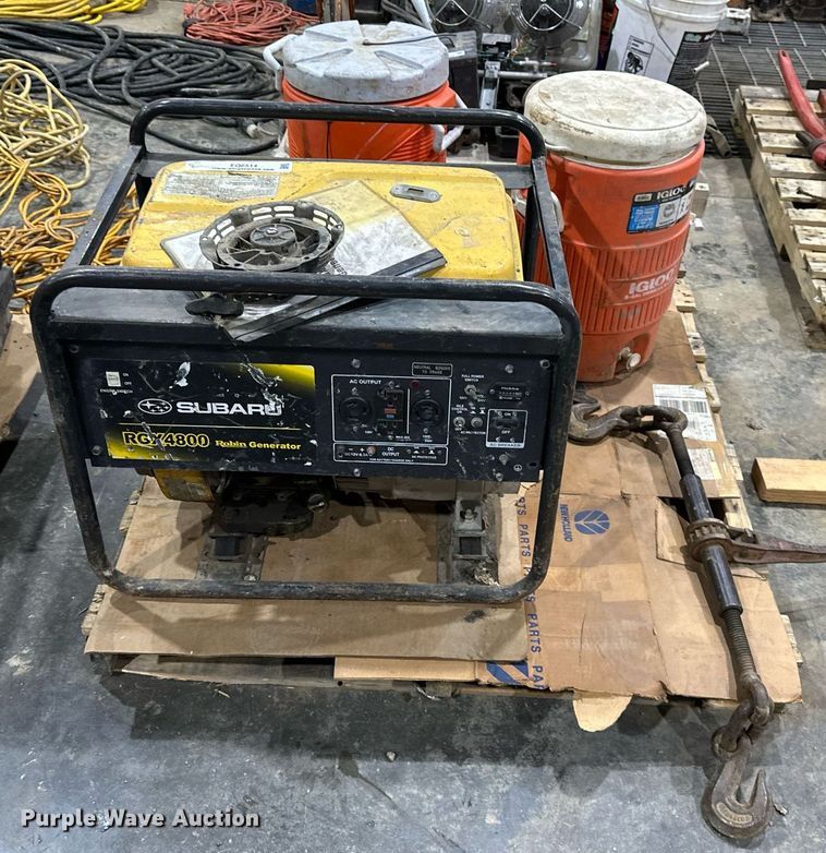 image for item EQ6514 Subaru RGX4800 generator