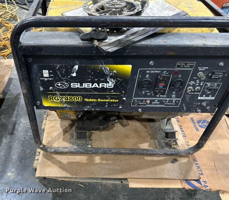 image for item EQ6514 Subaru RGX4800 generator