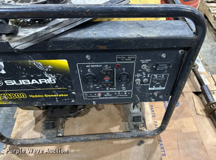 image for item EQ6514 Subaru RGX4800 generator