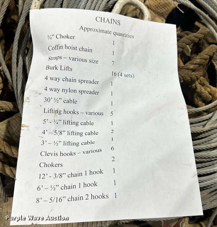 image for item EQ6518 Lifting and rigging equipment