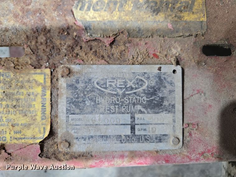 image for item EQ6548 Rex 465000 test pump 