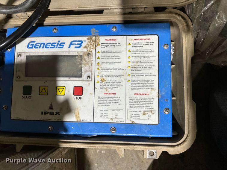 image for item EQ6561 (2) pipe fusion machines 